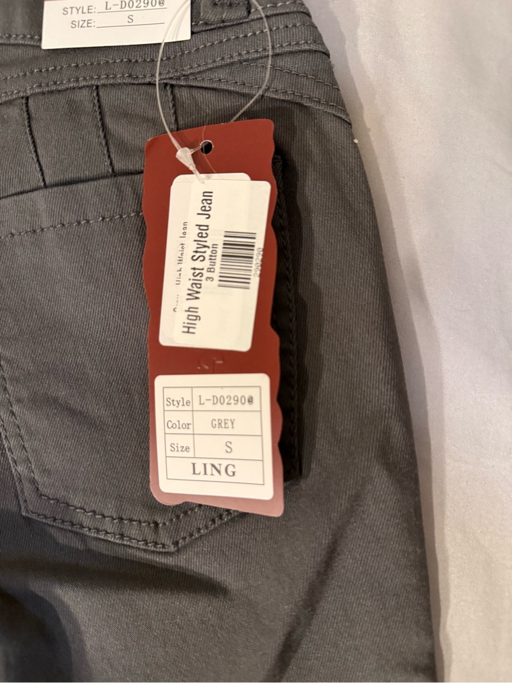 Gray and Navy Skinny Pants Duo - Picture 13 of 16